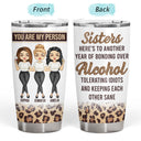 Best Friends Keeping Each Other Sane - BFF Bestie Gifts - Personalized Custom Tumbler