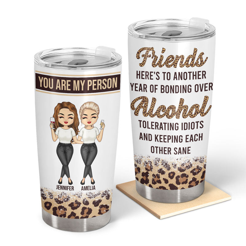 Best Friends Keeping Each Other Sane - BFF Bestie Gifts - Personalized Custom Tumbler