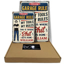 Garage My Tool My Rules - Gift For Dad & Grandpa - Personalized Custom Classic Metal Signs