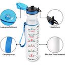 Nurse It's A Beautiful Day To Save Lives - Personalized Custom Water Tracker Bottle