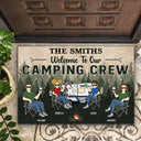 Camping Family This Is How We Roll - Gift For Couple - Personalized Custom Doormat