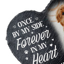 Custom Photo We Will Always Love And Remember You - Memorial Gift - Personalized Heart Memorial Garden Stone