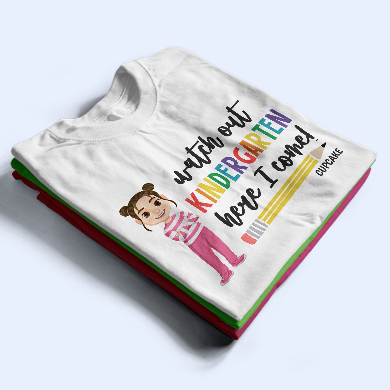 Watch Out Kindergarten Here I Come - Gift For Kids, Back To School - Personalized T Shirt