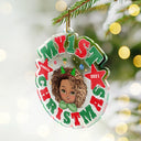 New baby, Gift For Kids, Parents - My First Christmas Baby - Personalized Custom Shaped Acrylic Ornament