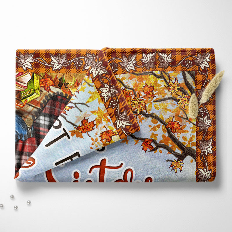 Autumn Flannel Bestie Choose For Ourselves - Personalized Custom Blanket