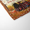 Autumn Flannel Bestie Choose For Ourselves - Personalized Custom Blanket