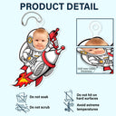 Custom Photo Funny Kid Vehicle - Gift For Children, Grandkids, Parents, Grandparents - Personalized Acrylic Car Hanger