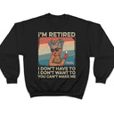 I'm Retired I Don't Want To - Retirement Gift For Women, Mom, Grandma - Personalized T Shirt