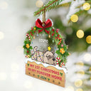 My 1st Christmas In My Forever Home - Personalized Custom Shaped Acrylic Ornament