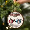 Custom Photo Coworkers Are Like Christmas Lights - Personalized 2-Layered Wooden Ornament