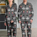 Gift For Father, Mother - Custom Photo Best Dad Grandpa Ever - Personalized Long Pajamas Set