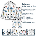 Gift For Father, Mother - Custom Photo Best Dad Grandpa Ever - Personalized Long Pajamas Set