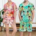 Gift For Couples - Custom Photo Funny I Love My Lover - Personalized Short Pajamas Set