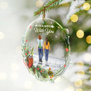 You Never Walk Alone Family Memorial - Personalized Custom Shaped Acrylic Ornament