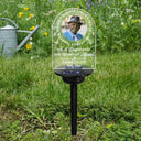 Custom Photo Memorial Always Loved Never Forgotten - Personalized Solar Light