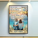 You Are Near Widow Middle Aged Couple Skin - Memorial Gift - Personalized Custom Poster