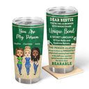 Share Unique Bond And Secret Language Teacher - BFF Bestie Gift - Personalized Custom Tumbler