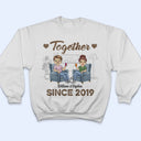 Together Since Husband Wife - Gift For Couples - Personalized Custom T Shirt