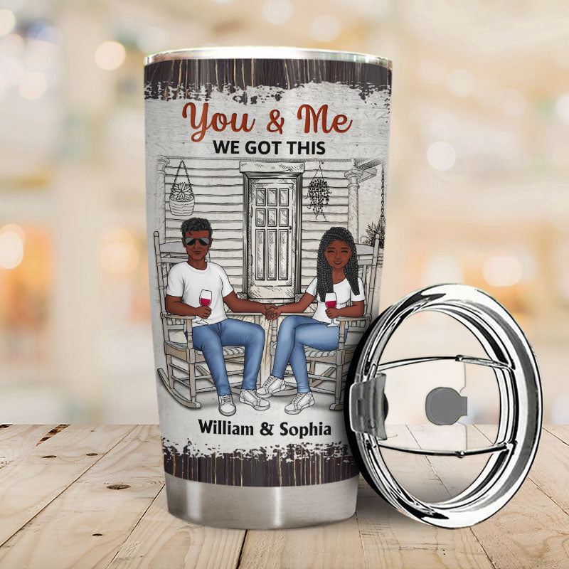 Family Couple The Day I Met You - Couple Gift - Personalized Custom Tumbler