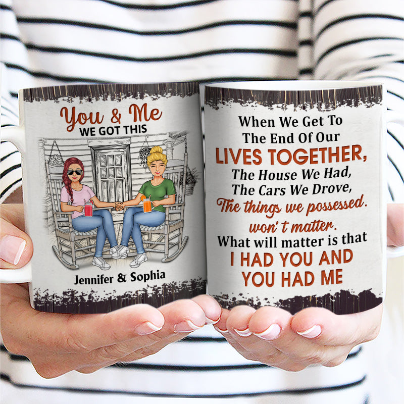 Family Couple The Day I Met You - Couple Gift - Personalized Custom White Edge-to-Edge Mug