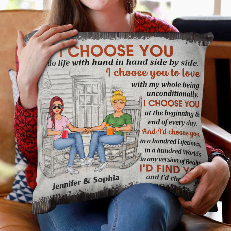 Family Couple The Day I Met You - Gift For Couples - Personalized Custom Pillow