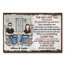 Family Couple The Day I Met You - Couple Gift - Personalized Custom Poster