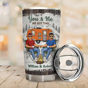 Camping Family Couple The Day I Met You - Couple Gift - Personalized Custom Tumbler