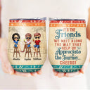 Hangovers Are Temporary But Drunk Stories Are Forever Vacation Best Friends - Bestie BFF Gift - Personalized Custom Wine Tumbler