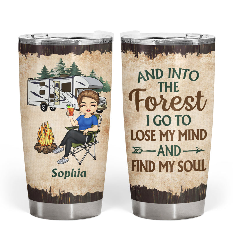 Camper Queen Classy Sassy - Gift For Camping Lovers - Personalized Custom Tumbler