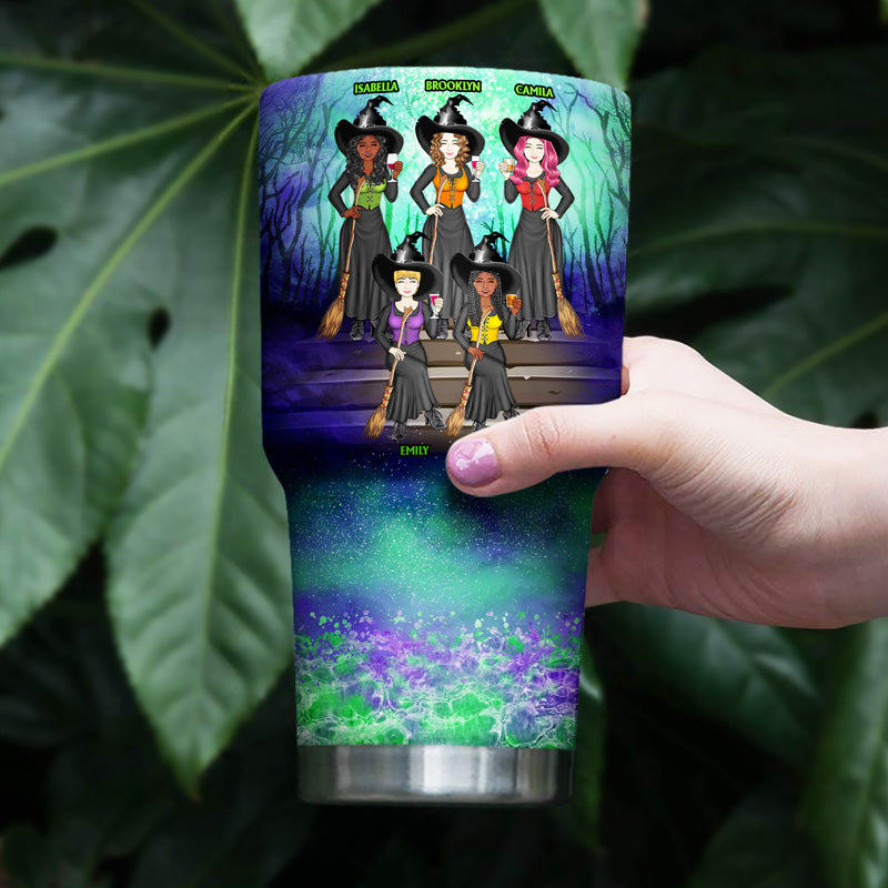 We're Not Sugar And Spice And Everything Nice Witch Family Best Friends - Bestie BFF Gift - Personalized Custom 30 Oz Tumbler