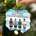 Greatest Gift Our Parents Gave Us Sibling - Christmas Gift For Family - Personalized Custom Wooden Ornament