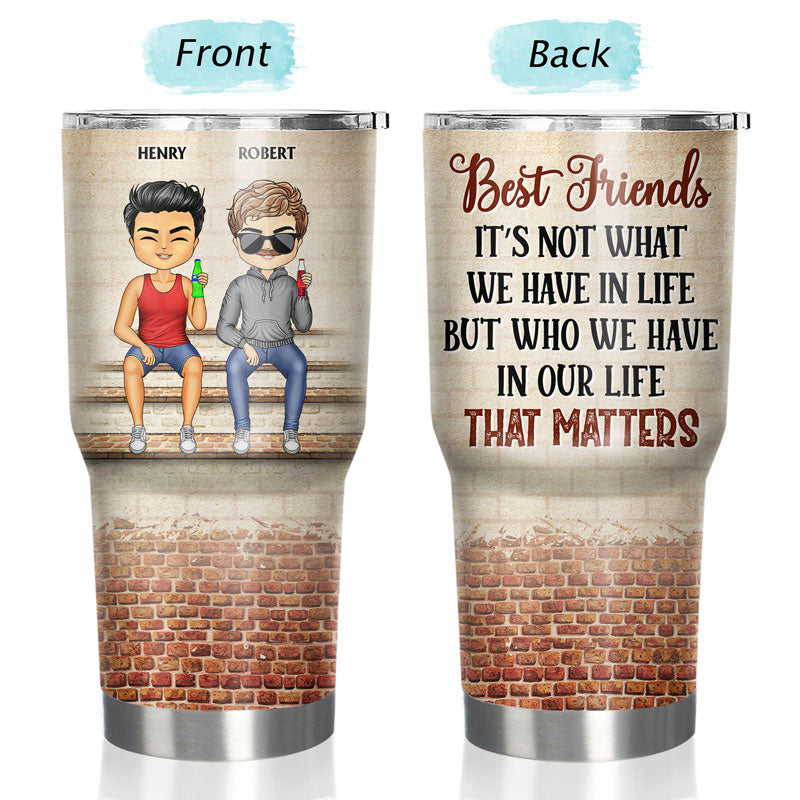 We're Not Sugar And Spice And Everything Nice We're Sage And Hood Best Friends - Bestie BFF Gift - Personalized Custom 30 Oz Tumbler