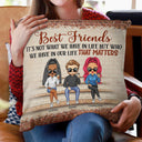 We're Not Sugar And Spice And Everything Nice We're Sage And Hood Best Friends - Bestie BFF Gift - Personalized Custom Pillow