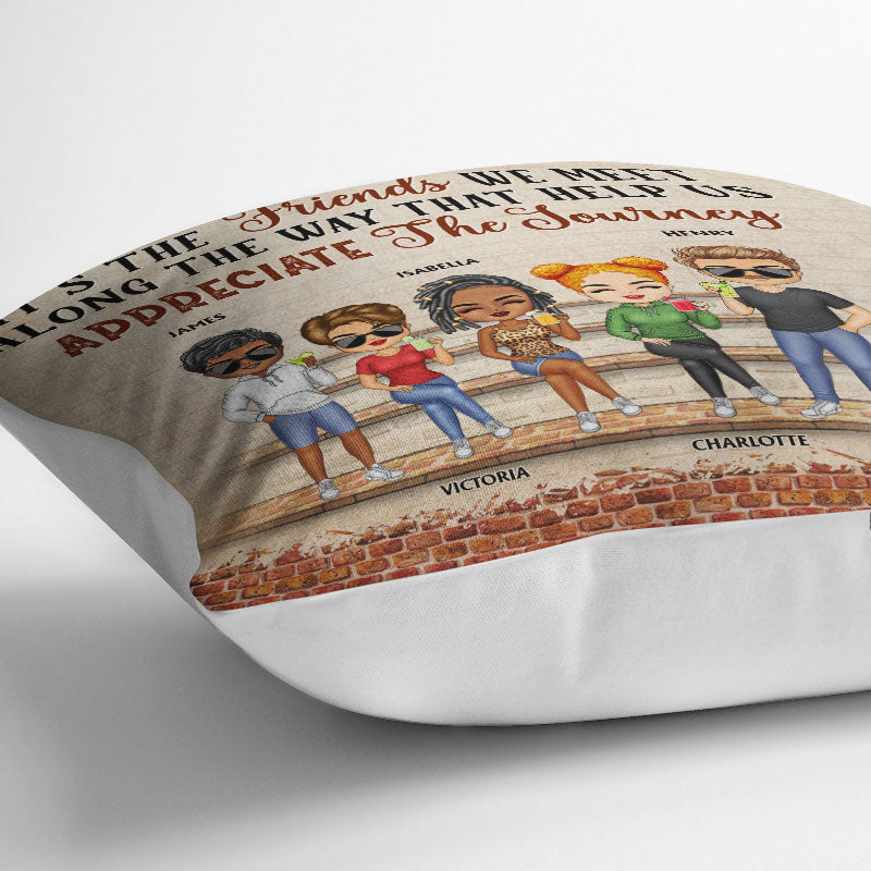 We're Not Sugar And Spice And Everything Nice We're Sage And Hood Best Friends - Bestie BFF Gift - Personalized Custom Pillow