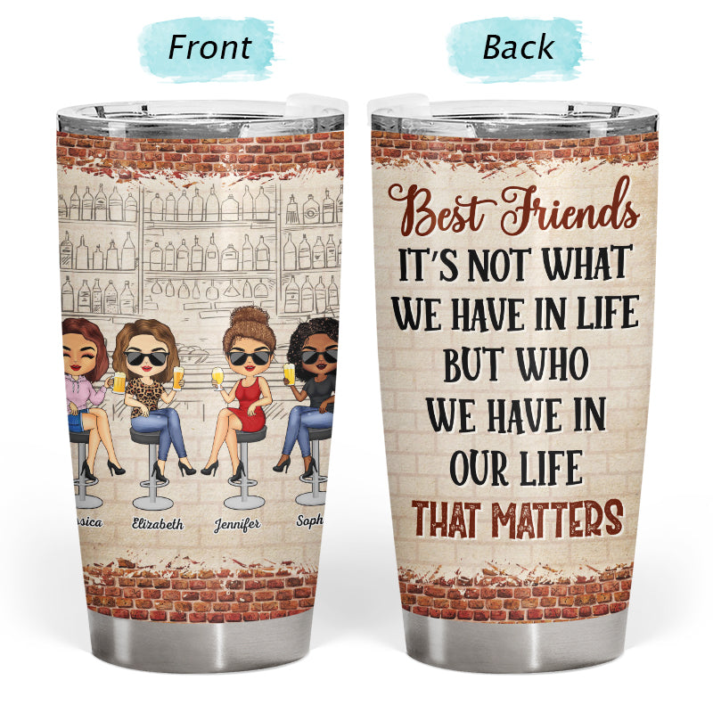 We're Not Sugar And Spice And Everything Nice We're Sage And Hood Party Best Friends - Bestie BFF Gift - Personalized Custom Tumbler