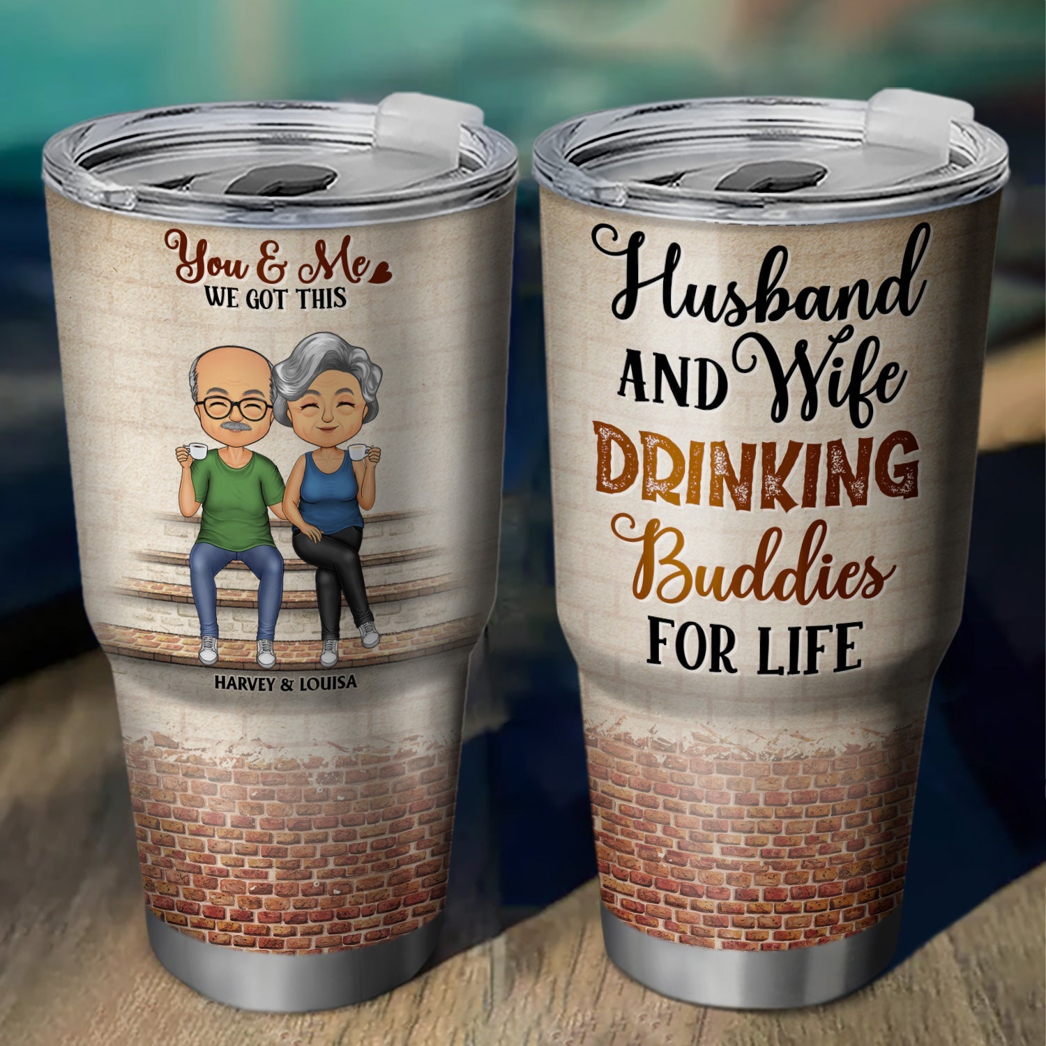 You're The Only One I Want To Annoy For The Rest Of My Life Couples - Anniversary, Birthday Gift For Spouse, Husband, Wife, Boyfriend, Girlfriend - Personalized Custom 30 Oz Tumbler