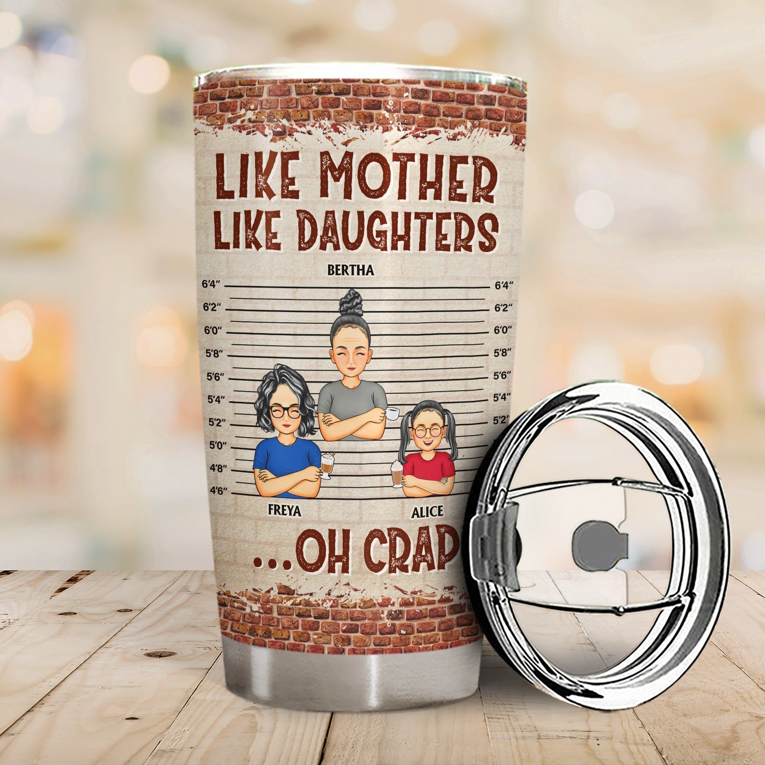 Behind Every Crazy Daughter Is A Mother Who Made Her That Way - Birthday, Loving Gift For Mommy, Mother, Grandma, Grandmother - Personalized Custom Tumbler