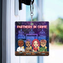 Partners In Crime Just Remember If We Get Caught Best Friends - Bestie BFF Gift - Personalized Custom Rectangle Acrylic Keychain