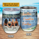 Bff Tumbler, Tumbler For Friends, Gift for Friends, Lake Besties Endless Custom Wine Tumbler