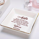 Family, Gift For Mother, Wedding - Mom Thank You For Your Unending Love Wedding - Personalized Ring Dish