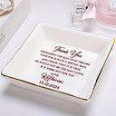 Family, Gift For Mother, Wedding - Mom Thank You For Raising the Man Of My Dreams Wedding - Personalized Ring Dish