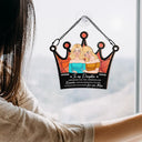 Mom - Daughters (Adult) - My Daughter Whenever You Feel Overwhelmed Straighten Your Crown - Personalized Window Hanging Suncatcher Ornament
