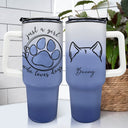 Just A Girl Who Loves Dogs Cats - Birthday, Loving Gift For Pet Lovers, Dog Lovers, Cat Lovers - Personalized 40oz Tumbler With Straw