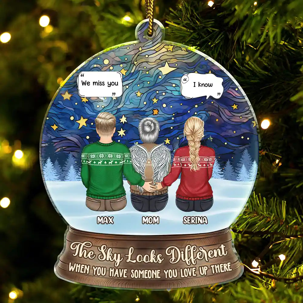 Family - Family Memorial When You Have Someone You Love - Personalized Custom Shaped Acrylic Ornament