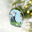 Christmas,Custom Photo,Golf,Gift For Men,Gift For Yourself,Gift For Husband,Gift For Boyfriend,Gift For Father,Funny - Custom Photo Funny Golfer Played A Lot Of Golf - Personalized Custom Shaped Acrylic Ornament