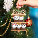 Family - Happy Smores - Personalized Cutout Acrylic Ornament
