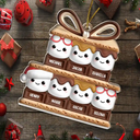 Family - Happy Smores - Personalized Cutout Acrylic Ornament
