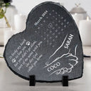 Memorial,Pet Lovers,Dog Lovers,Sad - Dog Paw It Broke My Heart To Lose You Calendar - Personalized Heart Memorial Garden Stone