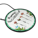 Gift For Wife,Gift For Grandma,Gift For Mother,Family,Love,Gardening - Birth Flower Grandma's Garden - Personalized Stained Glass Window Hanging Suncatcher