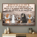 Pet Lovers,Dog Lovers,Cat Lovers,Sad - Just For Now We Are Apart Pet Memorial- Personalized Poster